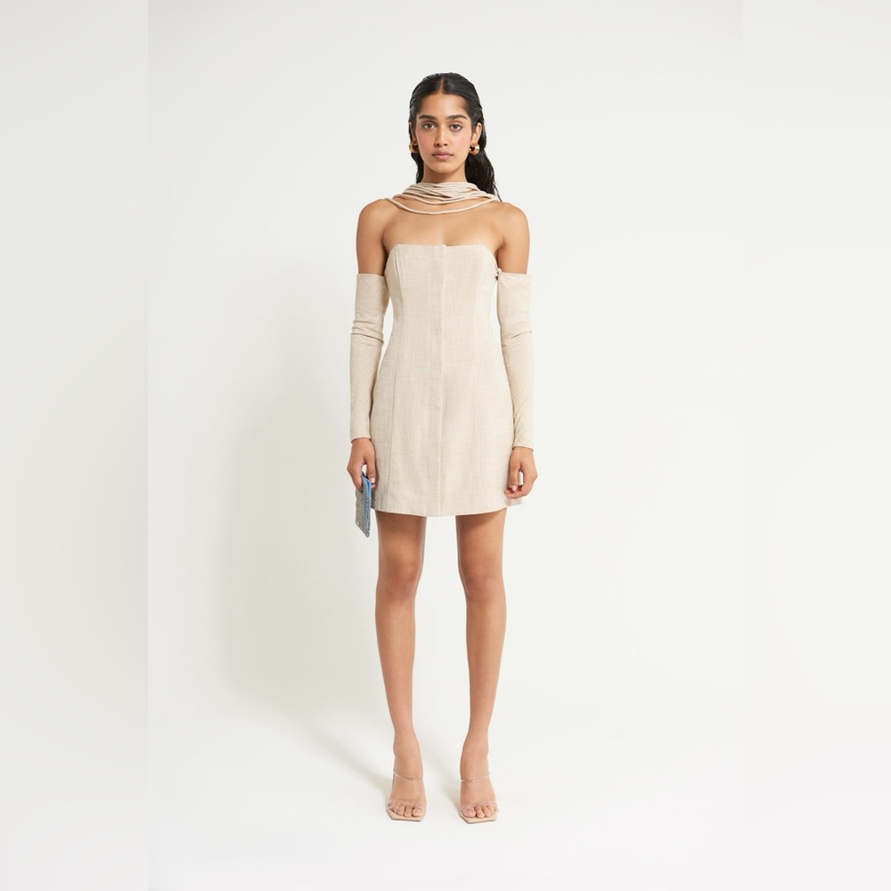 Cult Gaia Henny Dress- Tan / Beige NWT